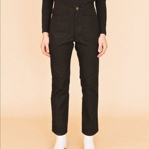 Lykke Wullf Perfect Ranch Pant Black Corduroy 8